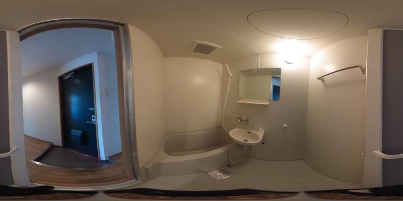 パノラマ画像バスルーム