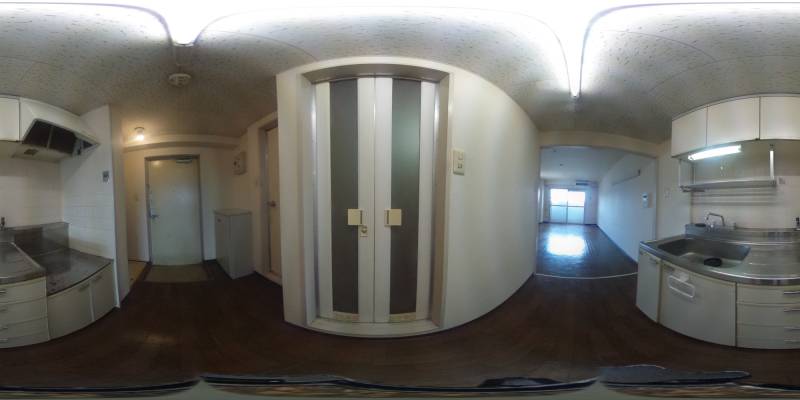 パノラマ画像キッチン
