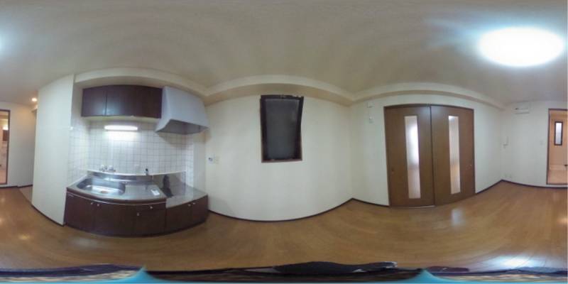 パノラマ画像キッチン