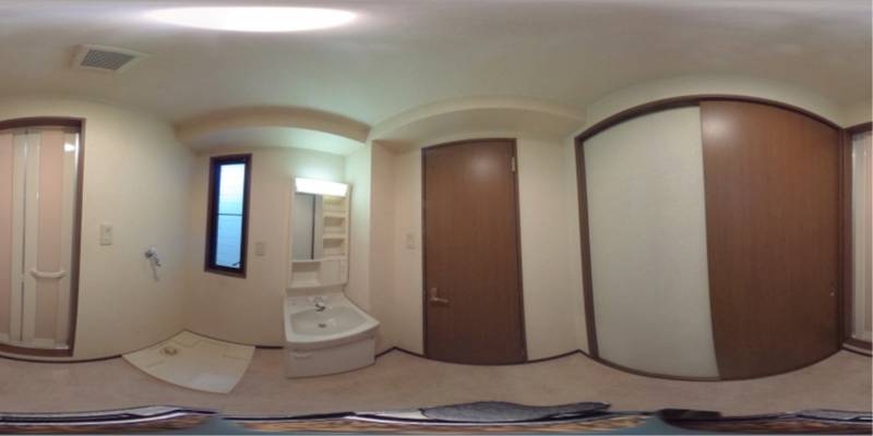 パノラマ画像洗面所