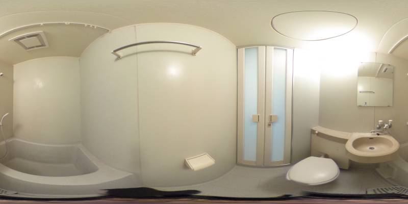 パノラマ画像バスルーム