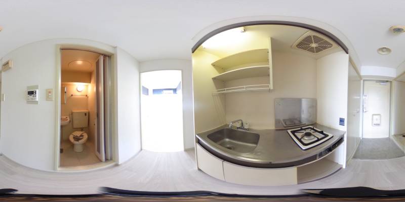 パノラマ画像キッチン