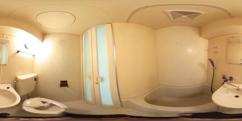 パノラマ画像バスルーム