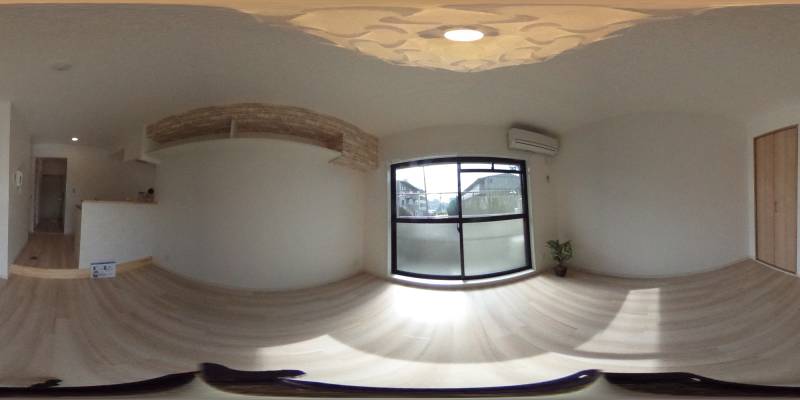 パノラマ画像洋室