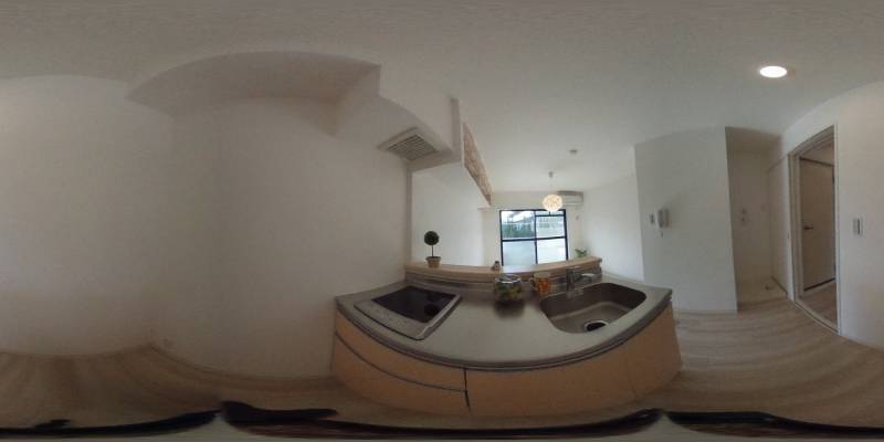 パノラマ画像キッチン