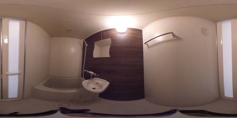 パノラマ画像バスルーム