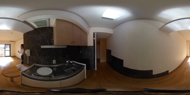 パノラマ画像キッチン