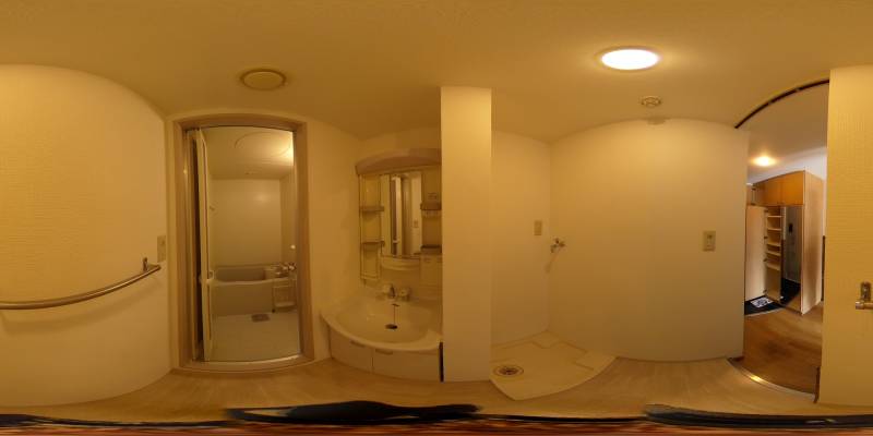 パノラマ画像洗面所