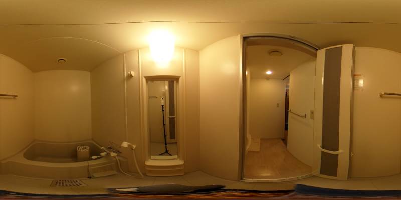 パノラマ画像バスルーム