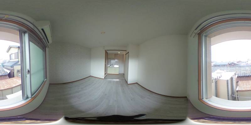 パノラマ画像バルコニー