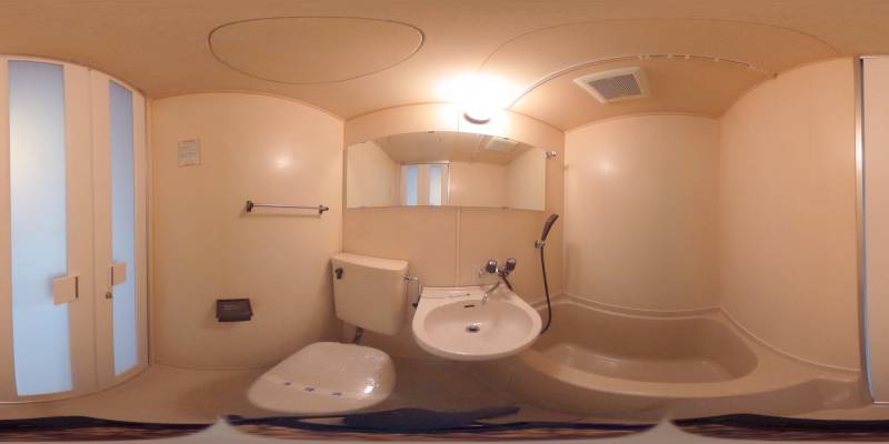 パノラマ画像バスルーム