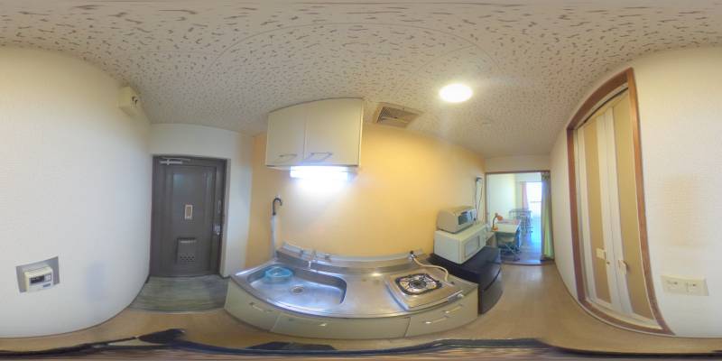 パノラマ画像キッチン