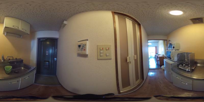 パノラマ画像キッチン