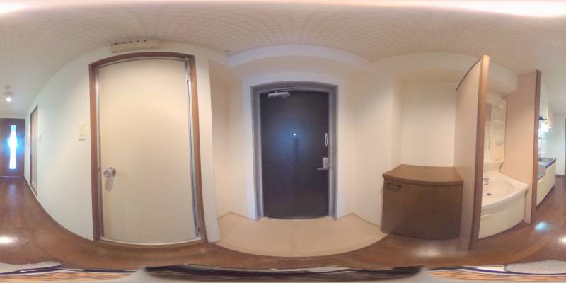 パノラマ画像玄関