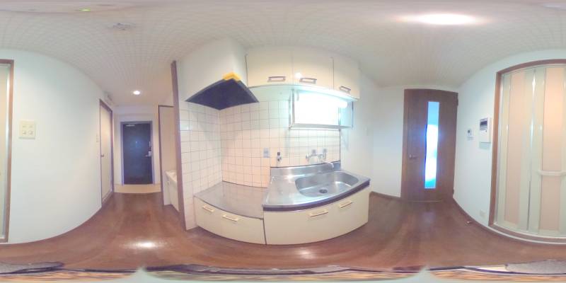 パノラマ画像キッチン