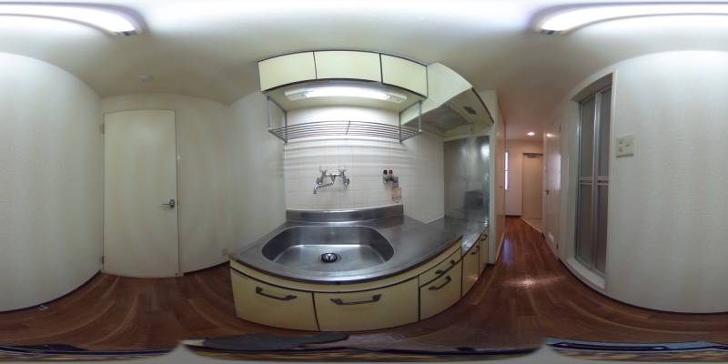 パノラマ画像キッチン