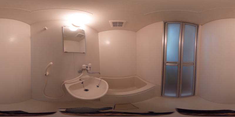 パノラマ画像バスルーム