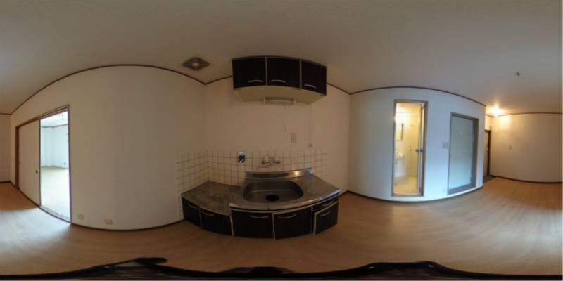 パノラマ画像キッチン