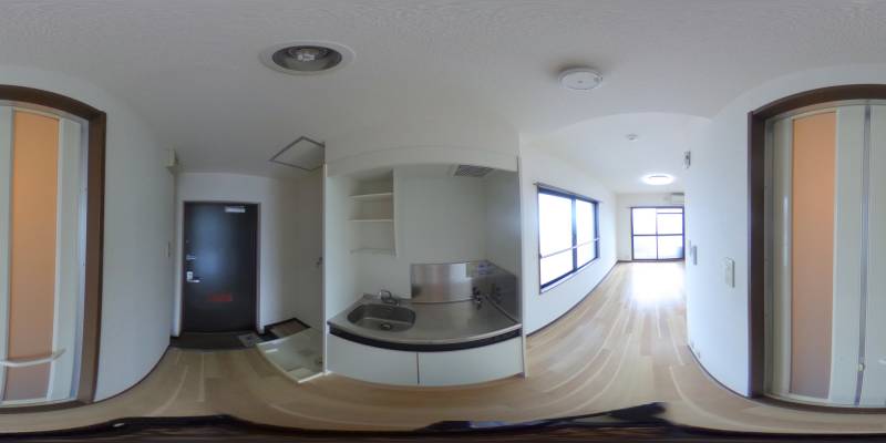 パノラマ画像キッチン