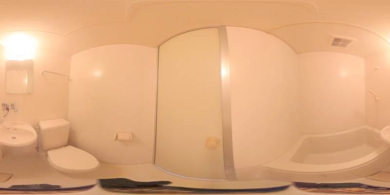 パノラマ画像バスルーム