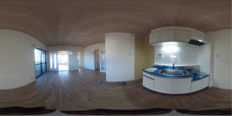 パノラマ画像キッチン