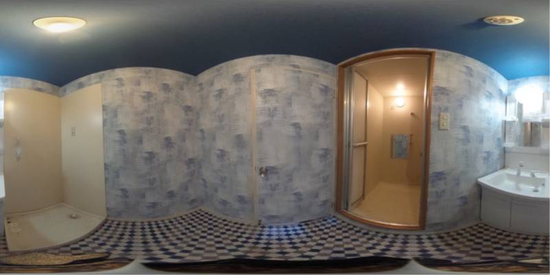 パノラマ画像洗面所