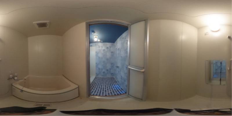 パノラマ画像バスルーム