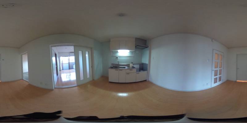 パノラマ画像キッチン