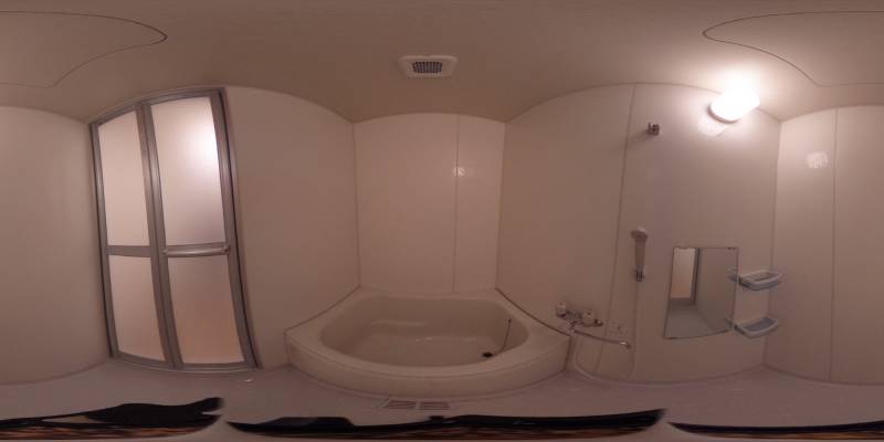 パノラマ画像バスルーム