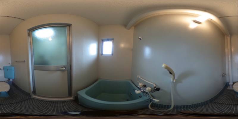 パノラマ画像バスルーム