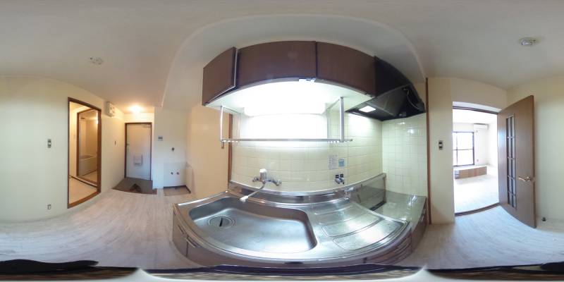 パノラマ画像キッチン