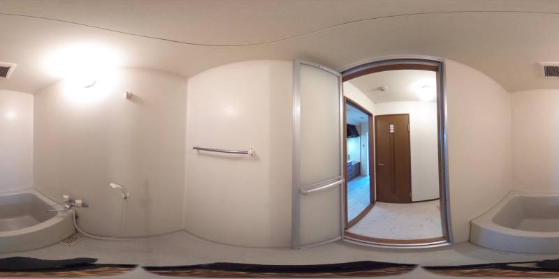 パノラマ画像バスルーム