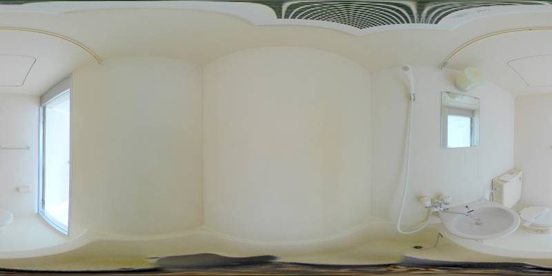 パノラマ画像バスルーム