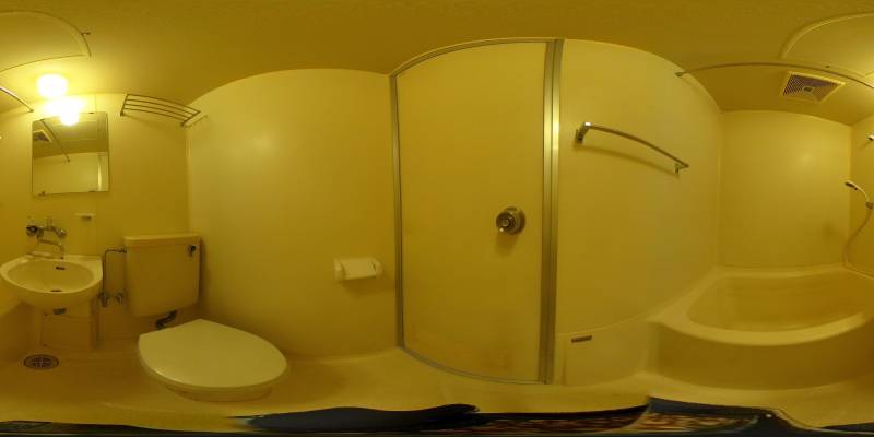 パノラマ画像バスルーム