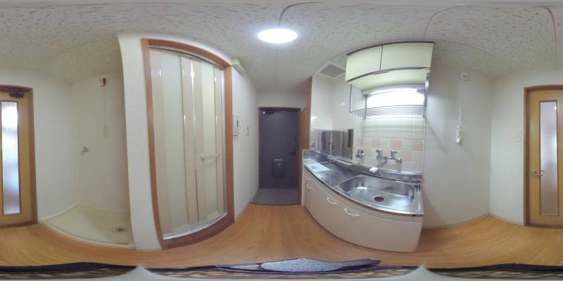 パノラマ画像キッチン