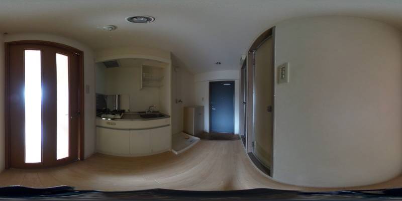 パノラマ画像キッチン