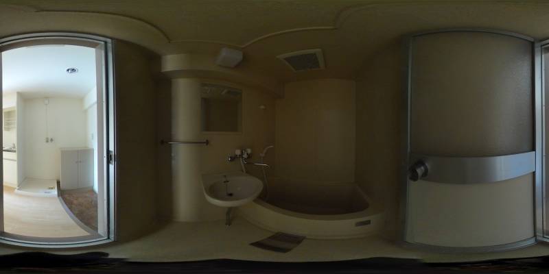 パノラマ画像バスルーム