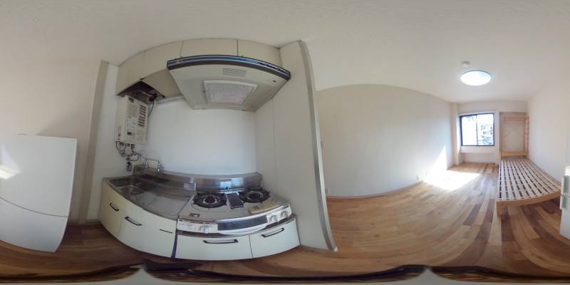 パノラマ画像キッチン