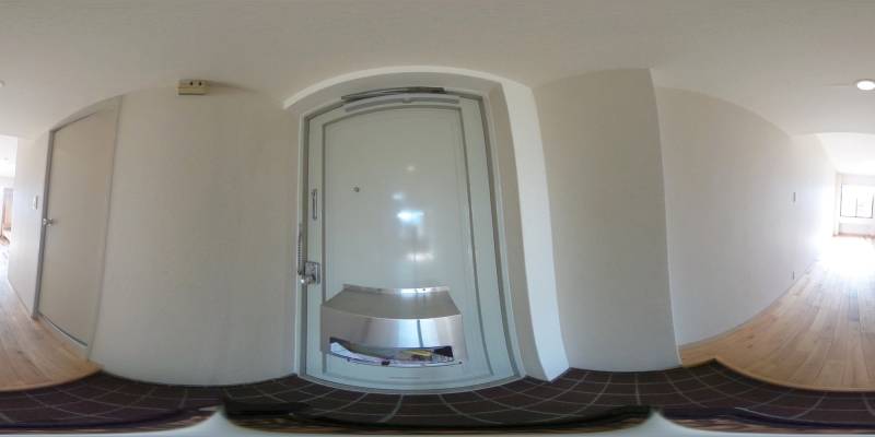 パノラマ画像玄関