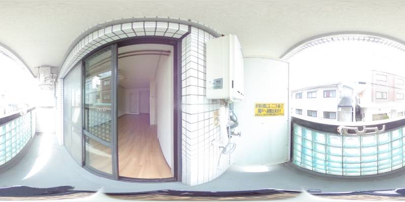 パノラマ画像バルコニー