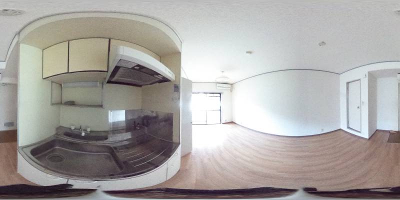 パノラマ画像キッチン