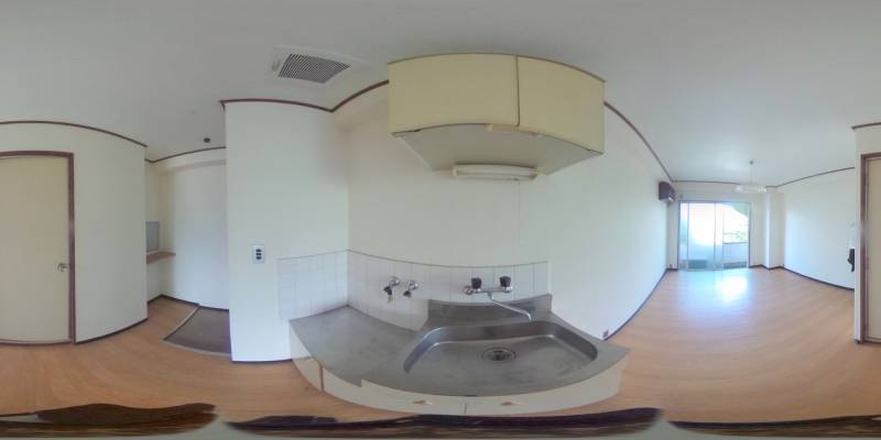 パノラマ画像キッチン