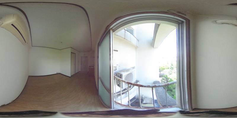 パノラマ画像バルコニー