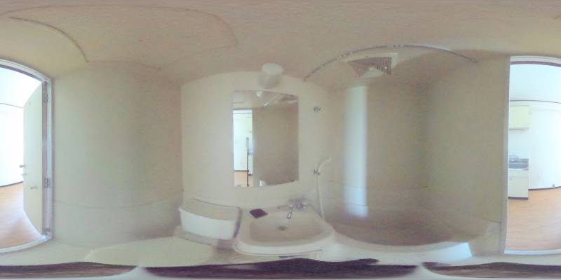 パノラマ画像バスルーム