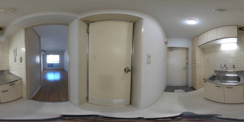 パノラマ画像キッチン