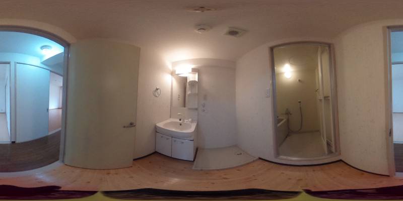 パノラマ画像洗面所