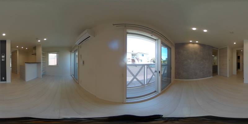 パノラマ画像リビング