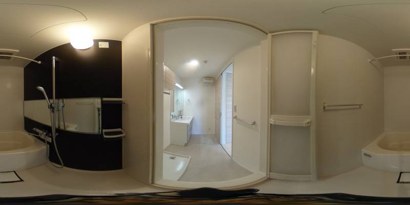 パノラマ画像バスルーム