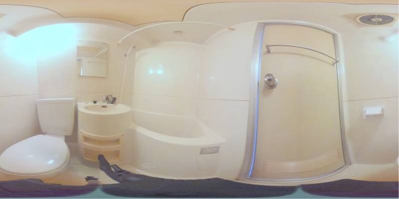 パノラマ画像バスルーム