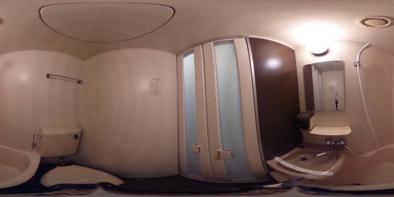 パノラマ画像バスルーム